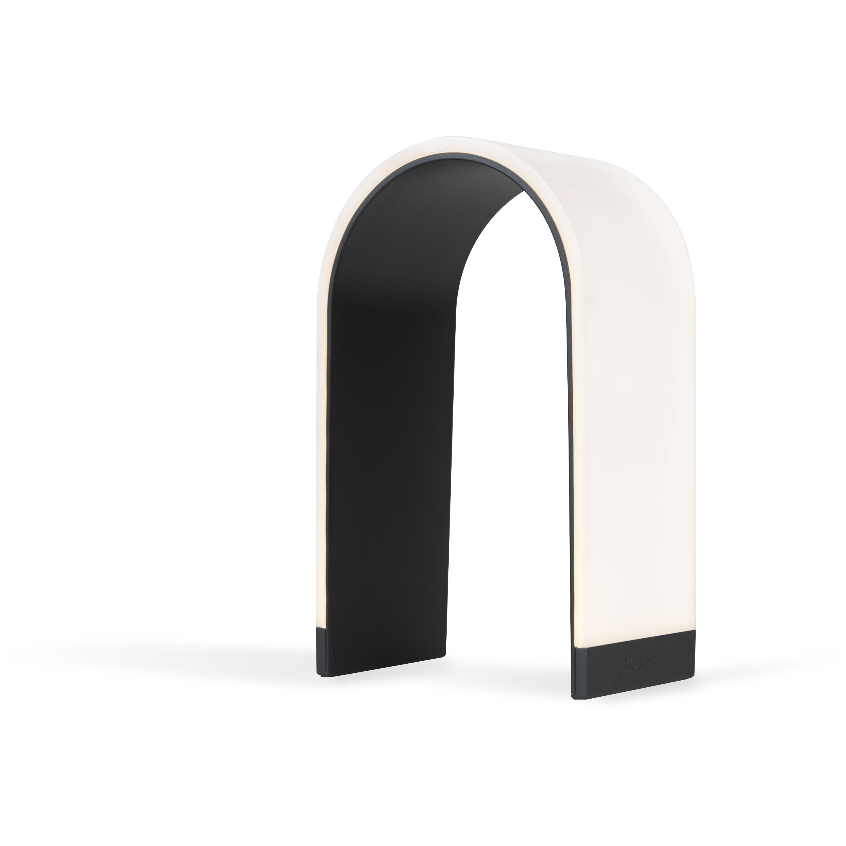 Mr. n 7.5 inch 5.00 watt Metallic black Desk Lamp Portable Light